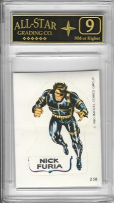 Nick Fury 1980 Marvel Terrabusi Venezuela Nick Furia #258 ASG 8 EX