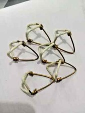 New 6 Pcs Iron+ 6 Brass single Wire Mizrab Mijrab Sitar Musical Instrument