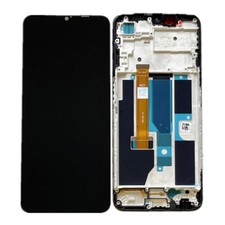 OEM LCD Display Touch Screen Digitizer With BLACK Frame Assembly For OPPO A55 5G
