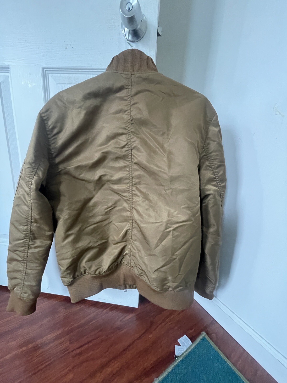 Gold Bomber Jacket - Small - image 3
