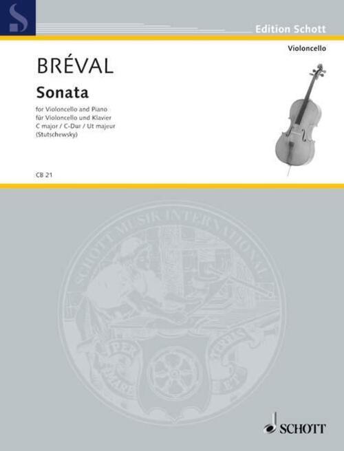 Thumbnail - Sonata C-dur Aus Op. 40. Violoncello Und Klavier. | Jean Baptiste