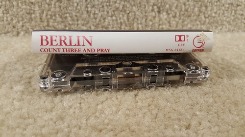 Vintage 1986 Cassette Tape Berlin Count Three & Pray Geffen Records - Picture 3 of 7