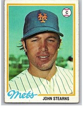 1978 Topps Baseball Card Single - #334 John Stearns