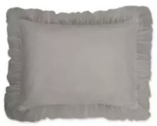 Standard Pillow Sham 100 Cotton Voile Ruffles Sham Free Shipping