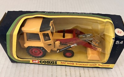 Corgi 54 Massey Ferguson MF 50B Tractor with Shovel | eBay