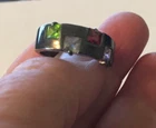 Vintage Sterling Silver Gemstone Mothers Ring Four Gemstones