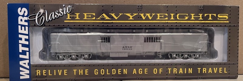 Walthers HO Heavyweight MOW HWT Baggage Car ATSF #190090 RTR #932-10527 NIB