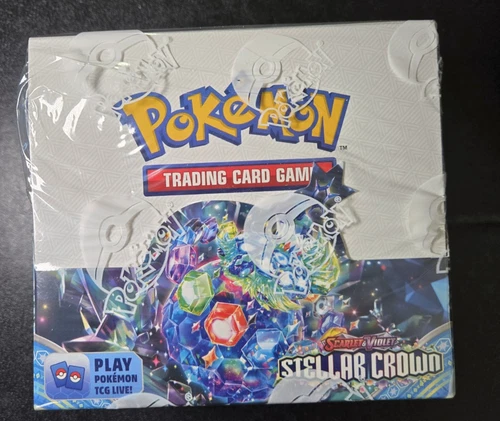 Pokemon Stellar Crown Booster Box Scarlet & Violet TCG English - Brand New!