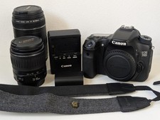 Canon EOS 70D Digital SLR Camera with 300mm Dual Lens Tested Condition