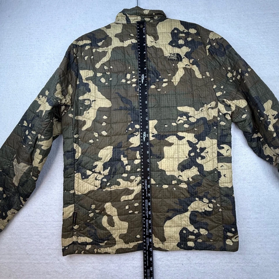 The North Face ThermoBall Camo Jacket Mens Small Zip Lightweight Puffer SPOT - Image 4 of 4