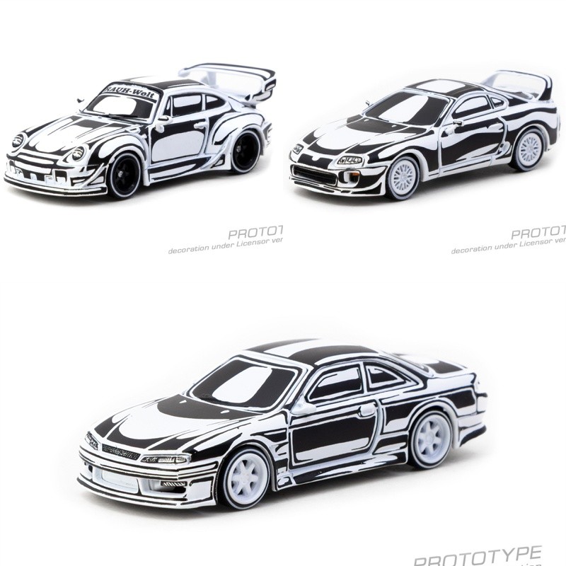 Tarmac Works 1:64 RWB993/Supra/VERTEX Silvia Designed by JOSHUA