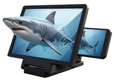 12" Big Screen Phone Magnifier, Upgraded HD Foldable Design Screen Magnifier