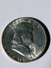 US 90% SILVER FRANKLIN HALF DOLLAR, 1951S (BU)