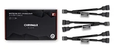  NA-SYC1 chromax.Black, 4 Pin Y-Cables 4 Pin PWM chromax.black Y-Splitter-Cable