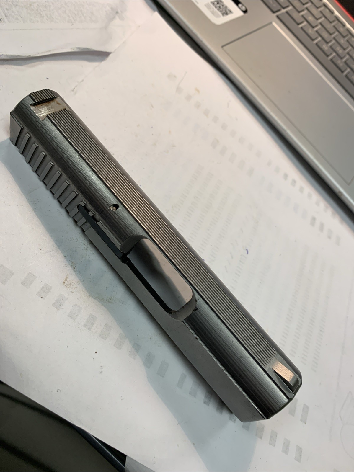 COBRA ENTERPRISES PATRIOT 45 ACP Stainless Steel Slide No Sights Used