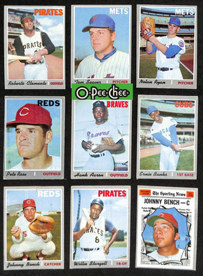 1970 OPC O-Pee-Chee Canadian You-pick Complete your set