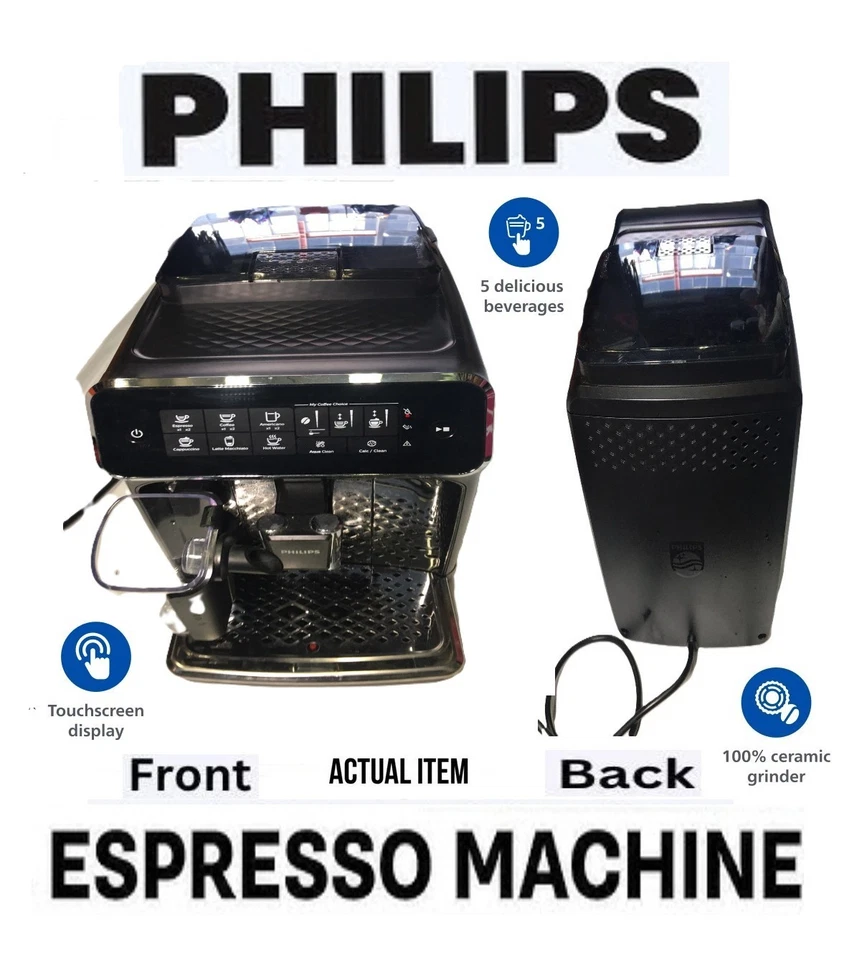 🛑MÁQUINA DE ESPRESSO PHILIPS Completamente Automática Espumador de Leche Cafetera Automática Helada Foto 3 de 4