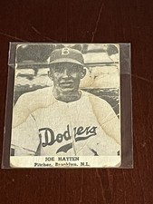 1947 Tip-Top Bread D323 Joe Hatten (RC) Brooklyn Dodgers RARE