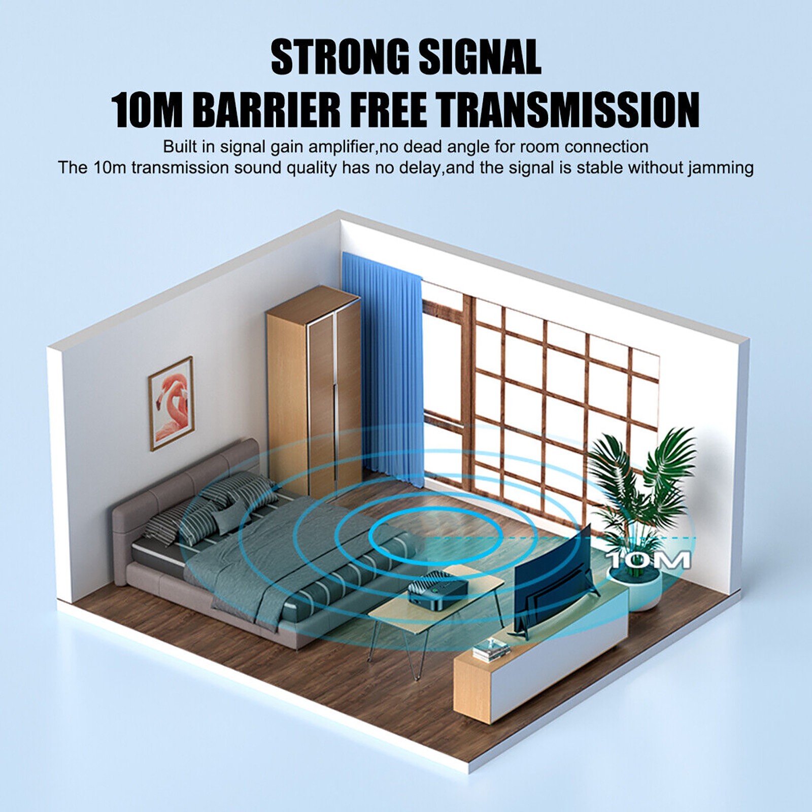 Bluetooth 5.3 Receiver Adapter Wireless Audio Receiver with 3.5mm Audio Cable