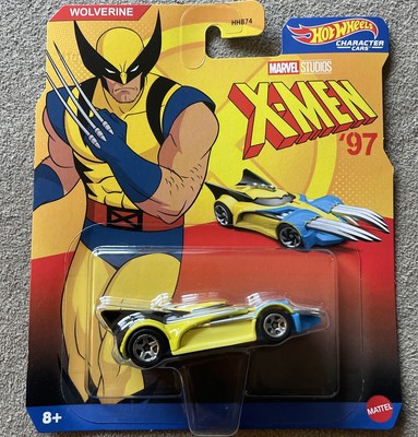 Hot Wheels Character Cars (2023) X-Men WOLVERINE Die-Cast #HNP03-4B10