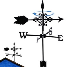 Weather Vane for Garden Metal Weathevcanes Wind Direction Indicators with Arrow