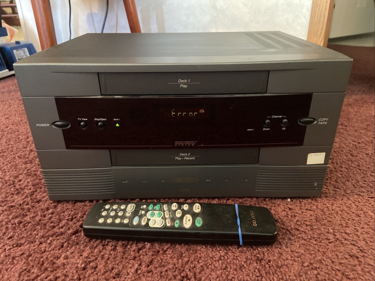 【VHS】ACTIVE-J ビデオ　セット Go video GV6010/6100/6150 Dual Deck VCR Player/Recorder Copier