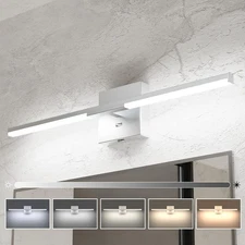 Ensenior Modern Vanity Light 24 Inch, Built-in Dimmer, 13W Dimmable 5CCT LED