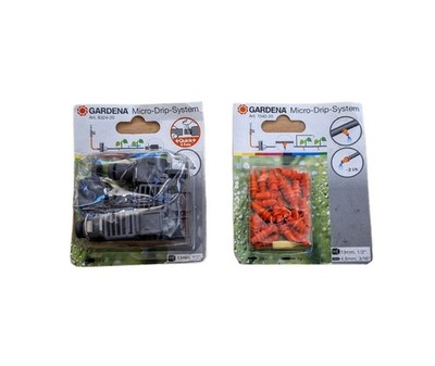 5 GARDENA Micro-Drip-System Fittings 8324-20 & 25 Endline Drip Heads NIP