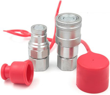 1/2" Hydraulic Flat Face Quick Connect Couplers Hydraulic Fittings Automotive