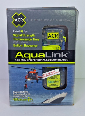 ACR AquaLink Personal Locator Beacon PLB-350B 406 MHz Marine Boat Rescue
