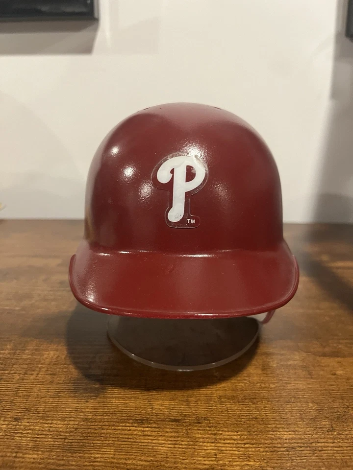 Marty Bystrom Signed Phillies Throwback Mini Helmet Inscribed 1980 WS Champs JSA - Image 4 of 4