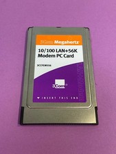 3COM Megahertz 10/100 LAN 56 Modem PC Card 3CCFEM556 Card Only 