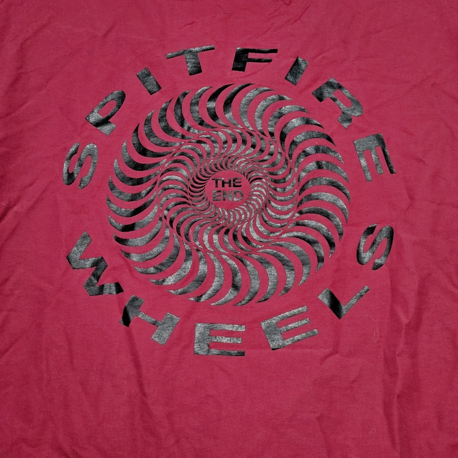 Spitfire Skateboarding Maroon Outer Shell Jacket … - image 1