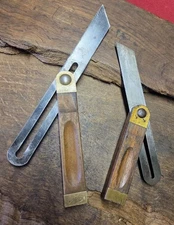 Vtg.  Stanley 25TB & H. Disston & Sons, Bevel Squares, Used.  Good Condition 