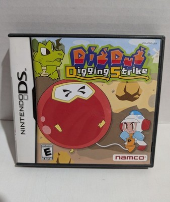Dig Dug Digging Strike (Nintendo DS, 2005) Complete Tested & Working 