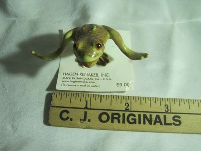 Hagen Renaker Leap Frog on Original Card Item #04029 | eBay