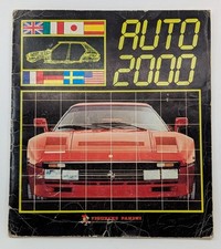 Complete Panini Auto 2000 Car Sticker Album 1985 Full 100% VTG Modena Italy Rare