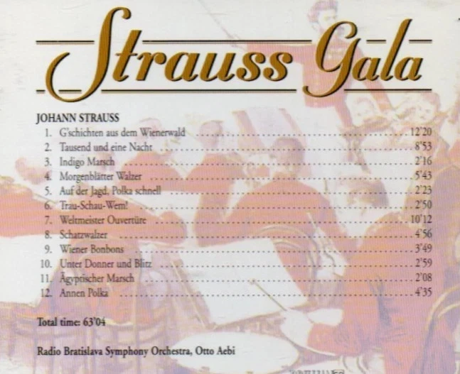 Konvolut 5 CDs Klassische Musik "Strauss Gala" (67 Titel) - Bild 3 von 4