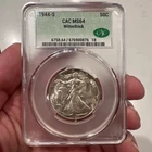 1944-S Walking Liberty Half Dollar | CAC MS64 Amazing Strike