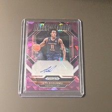 Panini Prizm Draft Picks Legacy Signatures Purple Ice Ayo Dosunmu #LS-DOS /99