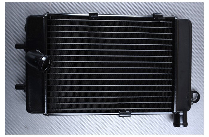 Radiateur d'eau gauche style OEM pour moto Aprilia SL1000 Falco de 2000 à 2003 en aluminium argent