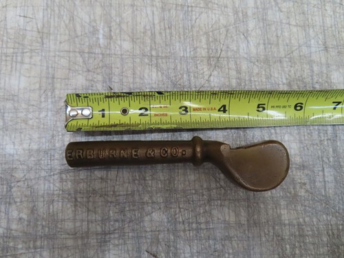 VTG BRASS SHERBURNE CO TRAIN CABOOSE AIR STEAM WHISTLE RAILROAD BOSTON MASS