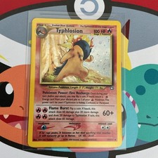 Pokemon Typhlosion 17/111 - Neo Genesis Unlimited Holofoil NM (Beckett 8.5)