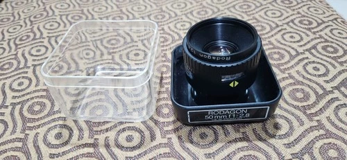 Rodenstock Rodagon 50mm f2.8 Enlarger lens 39mm screw mt in keeper front cap