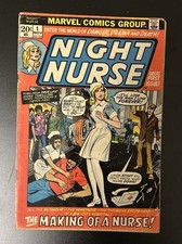 Night Nurse #1 Marvel 1972 First Issue  Win M...