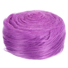 59" x 2" Plush Faux Fur Fabric Precut Strips, Purple