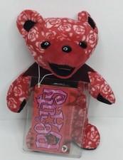 Liquid Blue Grateful Dead Pearly Bean Bear Beanbag Plush 2000 Vintage Age 3
