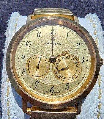 *SERVICED* 37mm Candino Automatic Men's W/ New Flex Bracelet
