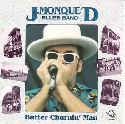 CD J.MonqueD Blues Band Butter Churnin Man Wolf Records