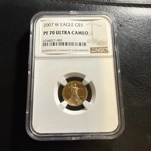 2007-W Gold Eagle 1/10 oz. $5 NGC PF70 Ultra Cameo